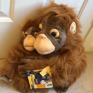 New Swinger Animal Planet Orangutan mother and baby